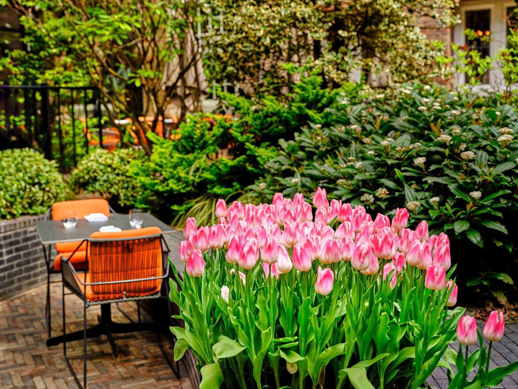 فندق سوفيتيل ليجند ذا غراند أمستردام المظهر الخارجي الصورة Tulips in a garden